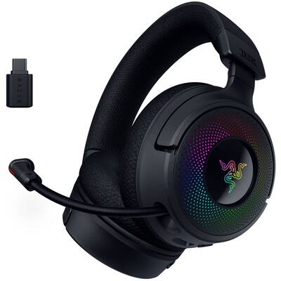 Razer Kraken V4 Wireless Over the Ear Gaming Headset for PC, Mac