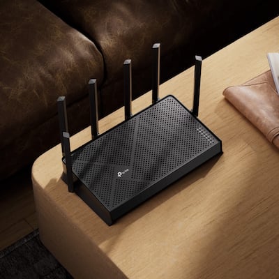 TP Link Archer BE6500 Dual Band Wi Fi 7 Router Black Archer BE6500