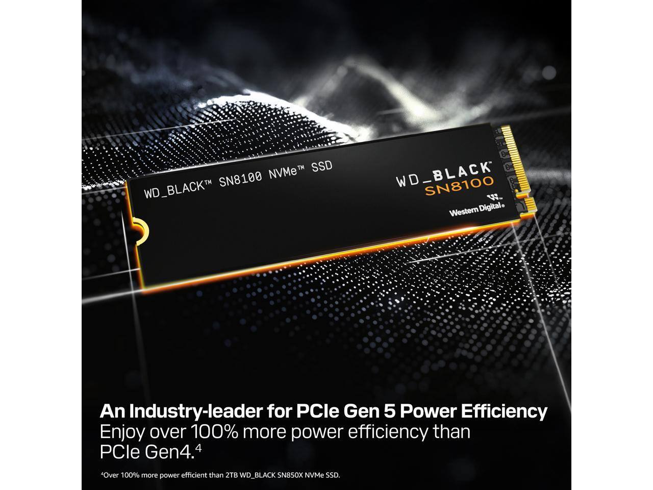 SanDisk WD_BLACK 2TB SN8100 NVMe SSD PCIe 5.0x4, M.2 2280, 14,900