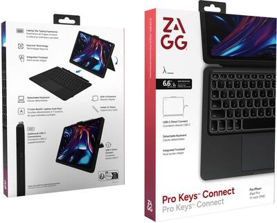 ZAGG Pro Keys 2 Connect Apple iPad Pro 11, (M5) 11