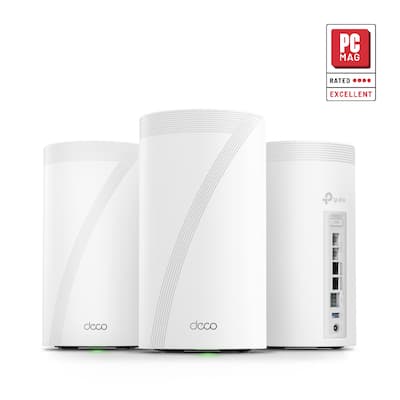 TP Link Deco 7 Elite BE22000 Tri Band Wi Fi 7 Whole Home Mesh