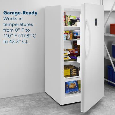 Insignia™ 13.8 Cu. Ft. Garage Ready Convertible Upright Freezer