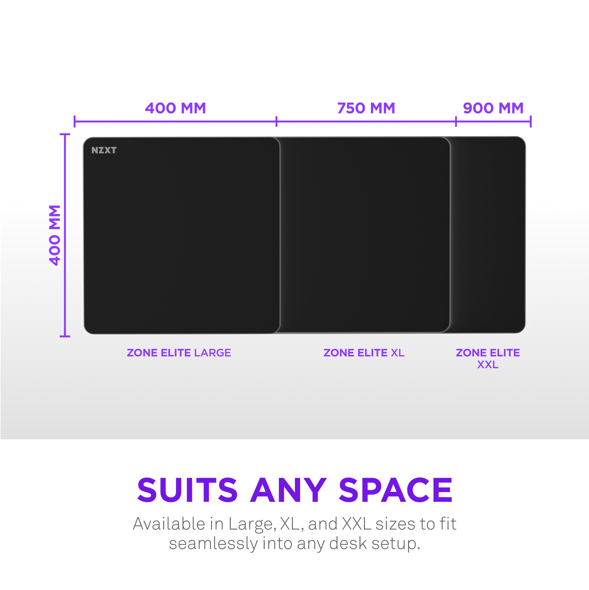 NZXT Zone Elite Premium Gaming Mouse Pad with Ultra Smooth Nano