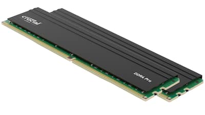 Crucial Pro 64GB Kit (2x32GB) DDR4 3200MHz C22 UDIMM Desktop
