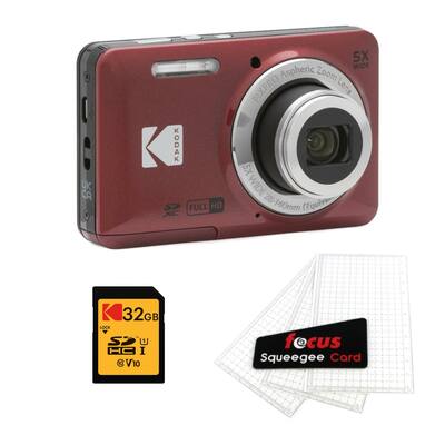 Kodak PIXPRO Friendly Zoom FZ55 Digital Camera with 32GB SD Card