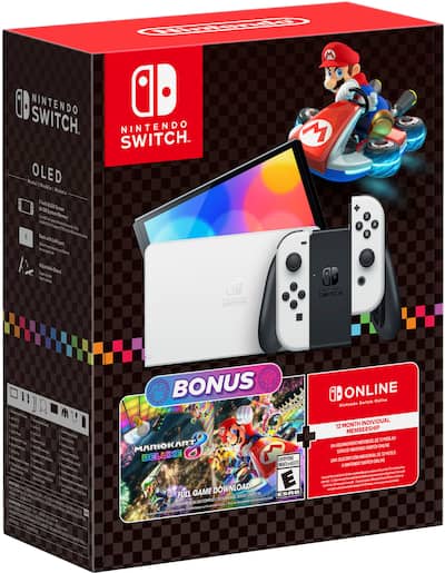 Switch – OLED Model: Mario Kart 8 Deluxe Bundle Nintendo Switch