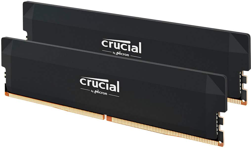 Crucial Pro OC Gaming 64GB (2x32GB) DDR5 6000MHz C40 UDIMM Intel