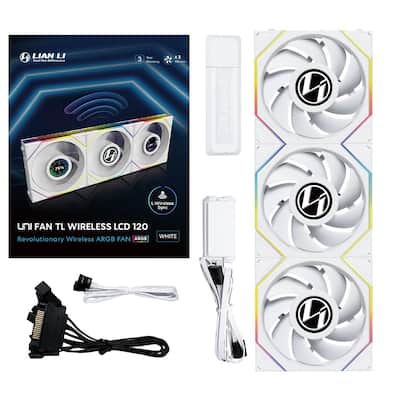 Lian Li UNI Fan TL LCD 120 Wireless LCP Fan Blade Customizable RGB