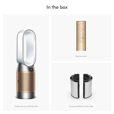Dyson Purifier Hot+Cool HP2 De NOx​ White/Gold 544564-01 - Best Buy