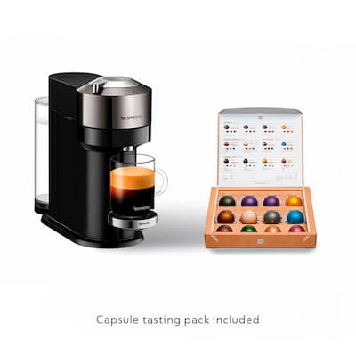 Nespresso Vertuo Next Deluxe Bundle by Breville Dark Chrome