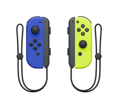 Nintendo Switch Joy Con Complete Set Left/Right Blue & Neon Yellow