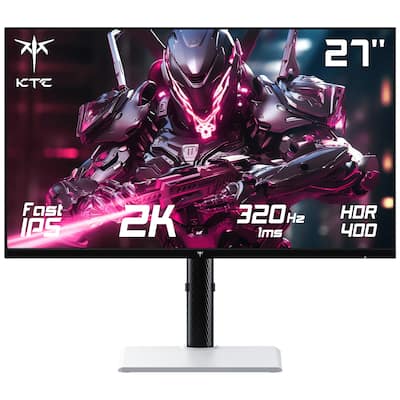 KTC H27E6 27 Inch Gaming Monitor, 300Hz/320Hz Fast IPS, 2K QHD
