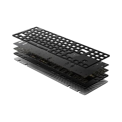 HYTE Keeb TKL Tenkeyless Wired RGB Mechanical Keyboard Black KEEB