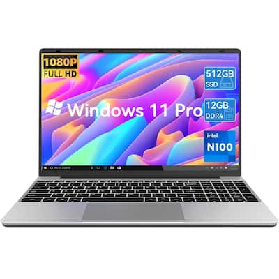 FEONAL Windows 11 Pro Laptop 15.6inch, 12GB RAM 512GB SSD, 12th