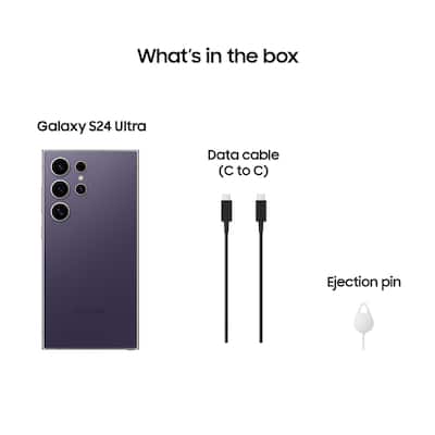 Samsung Galaxy S24 Ultra 256GB (Unlocked) Titanium Violet SM