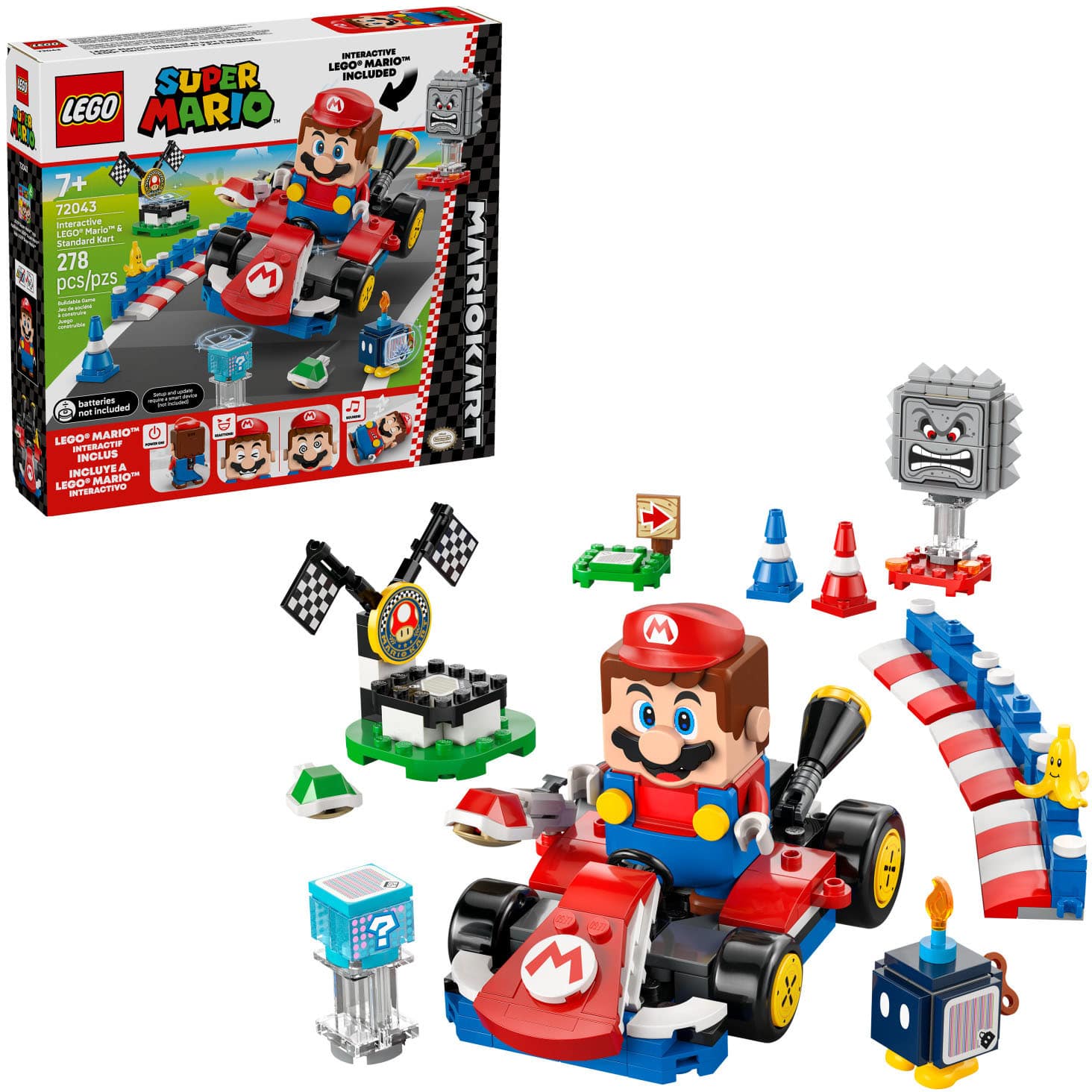 LEGO Super Mario: Mario Kart – Interactive Mario & Standard Kart