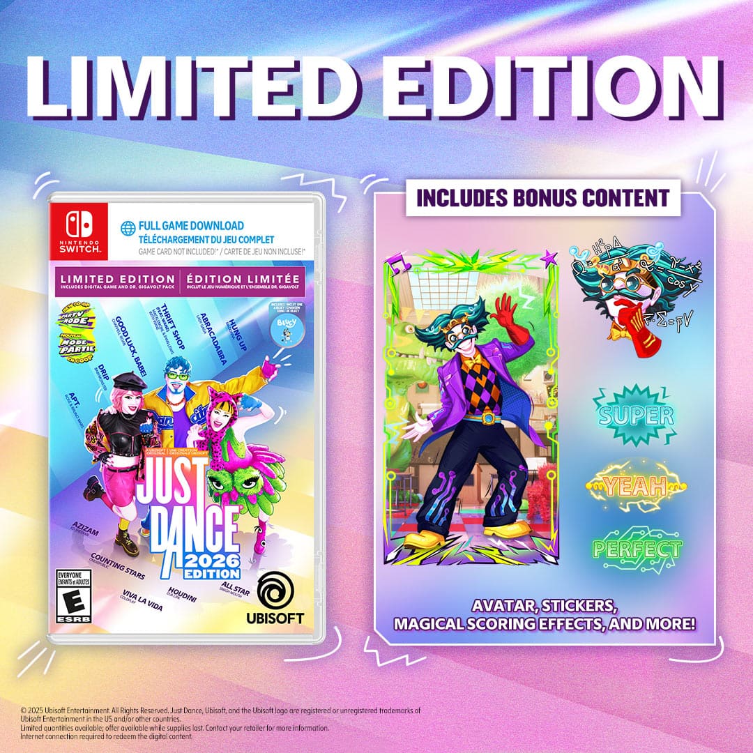 Just Dance 2026 Edition Limited Edition Nintendo Switch