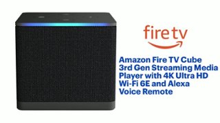 Amazon Fire TV Cube, with AI powered Fire TV Search, Hands free