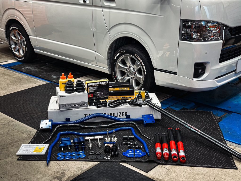 ハイエース 4WD ローダウン戻し部品 足廻り ハイエース 4WD ローダウン