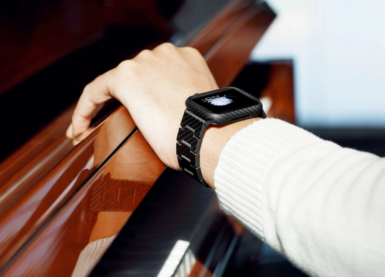 カーボンファイバー製アップル・ウォッチ・バンド – PITAKA Japan