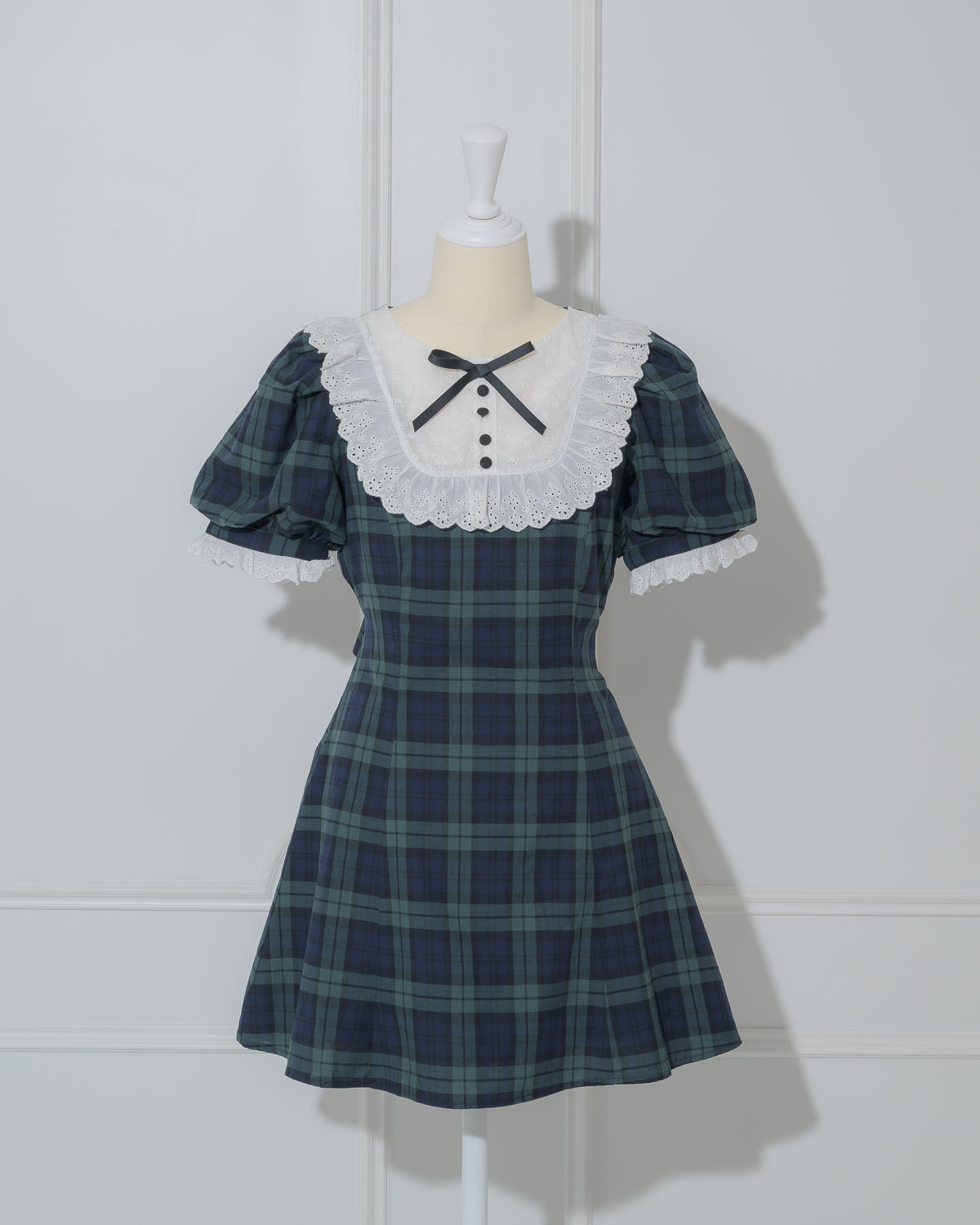 コットンレースドーリーカフェワンピ – pium