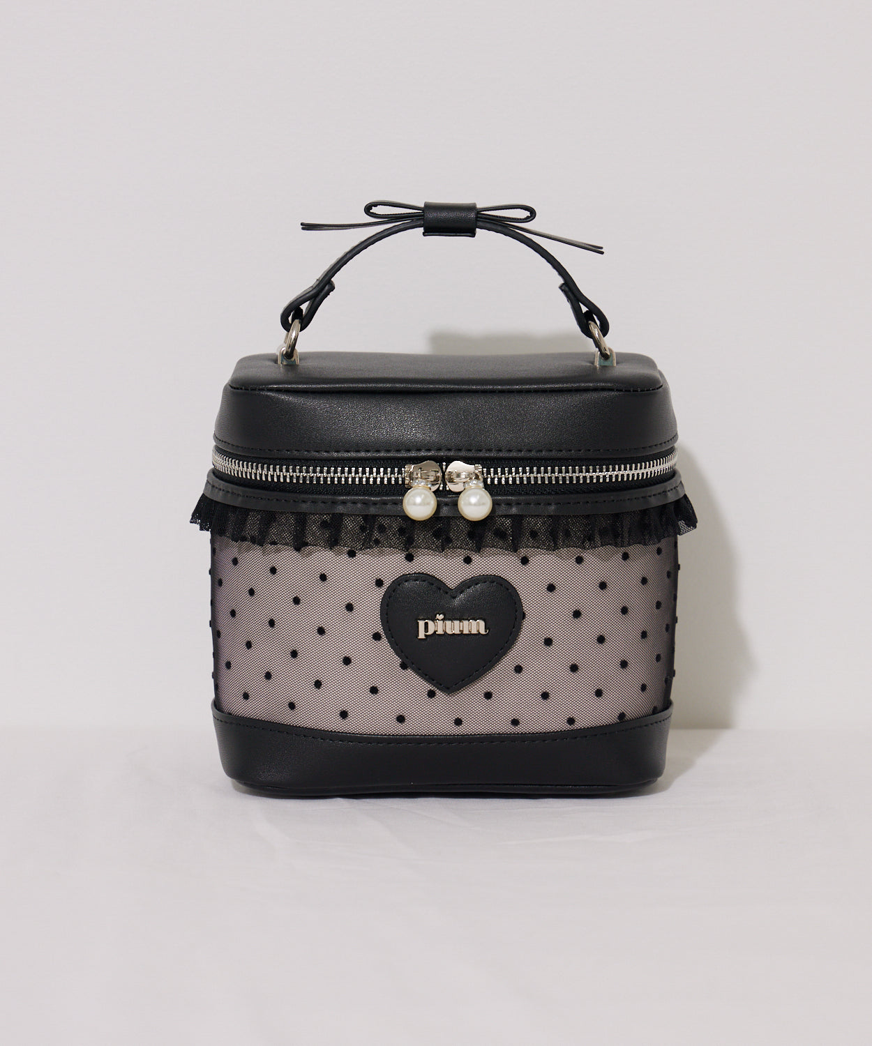 piumハートドットチュールバニティ