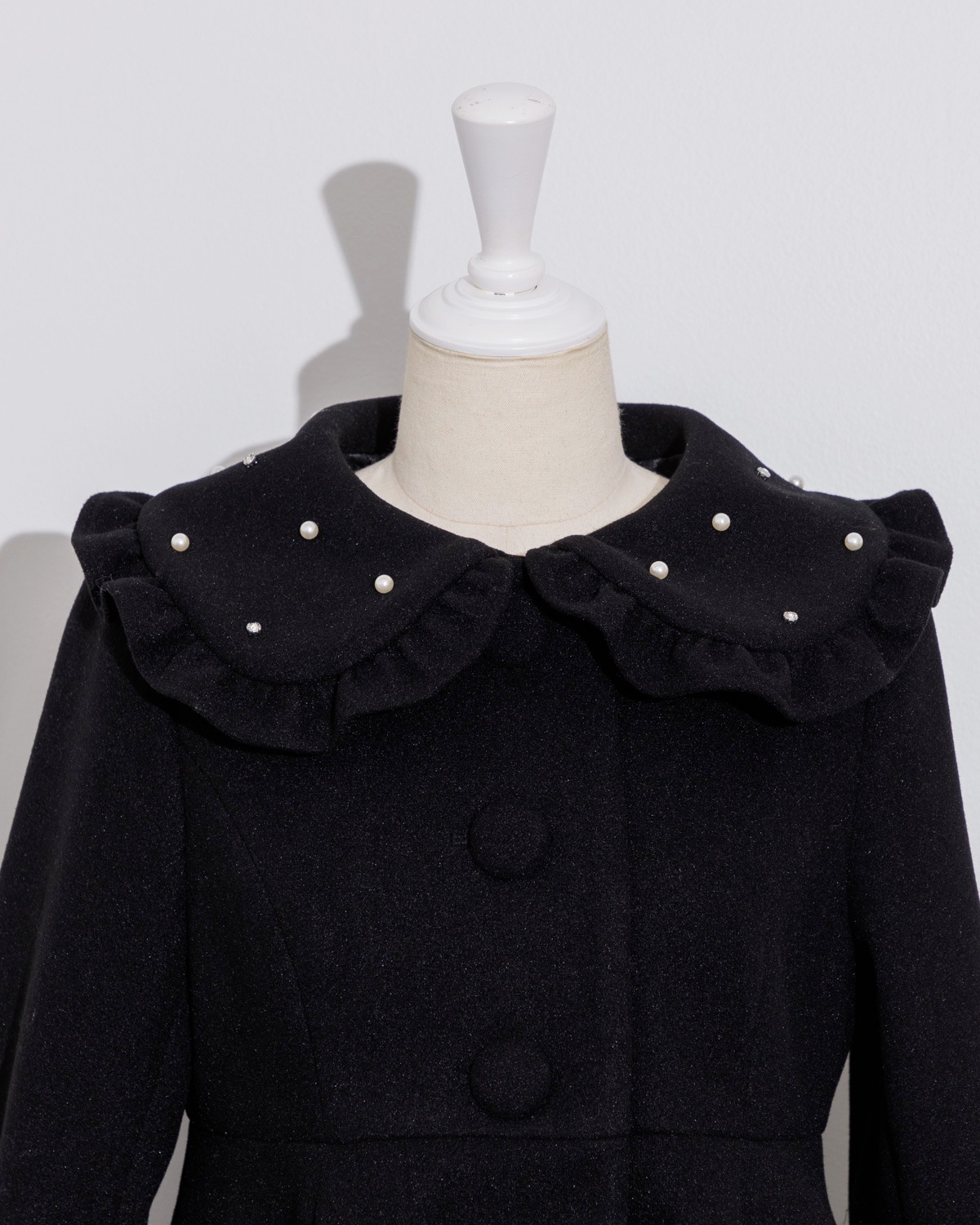 ビジューカラードーリーフレアコート – pium