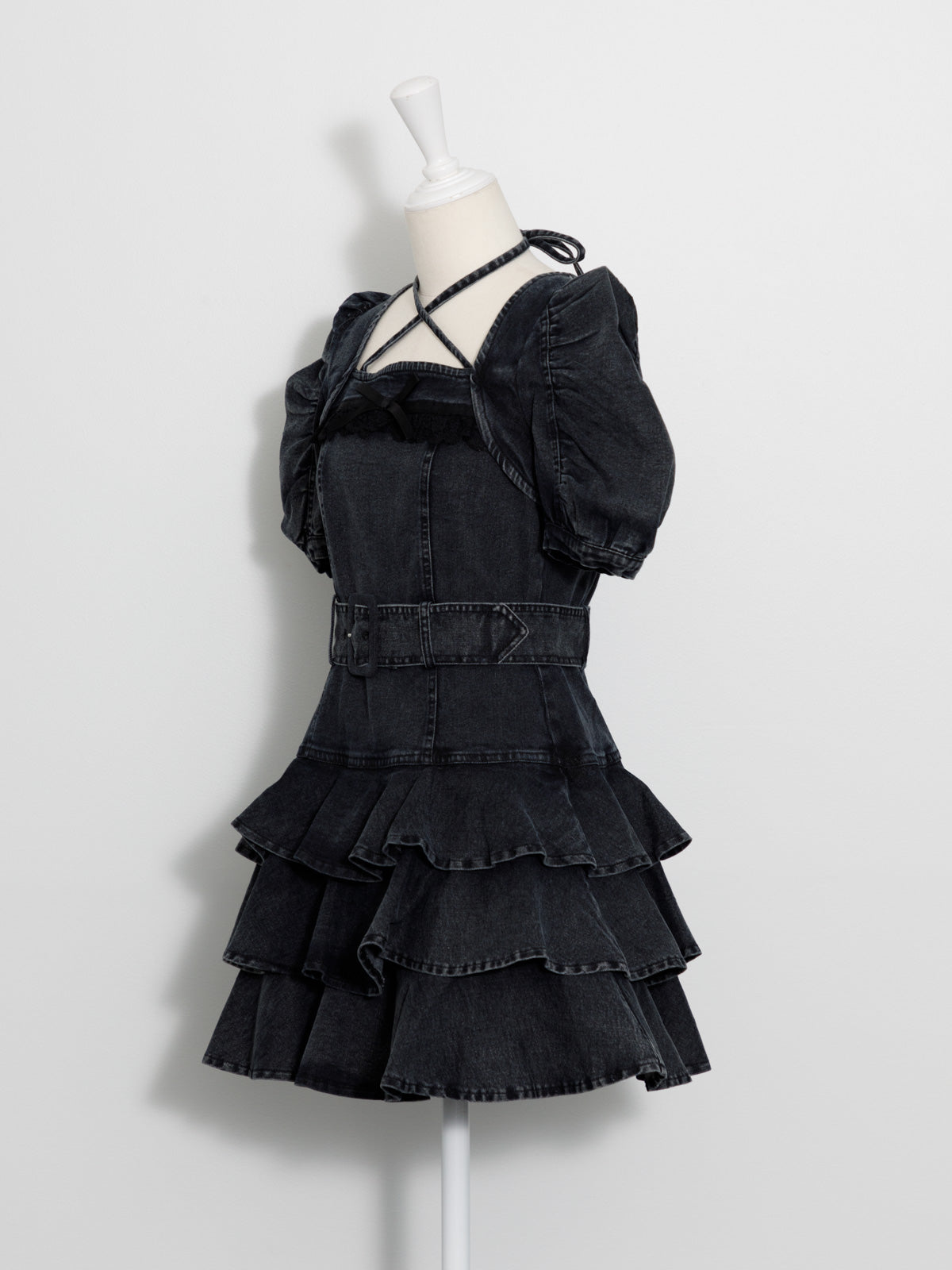 ティアードフリルミニワンピース – pium