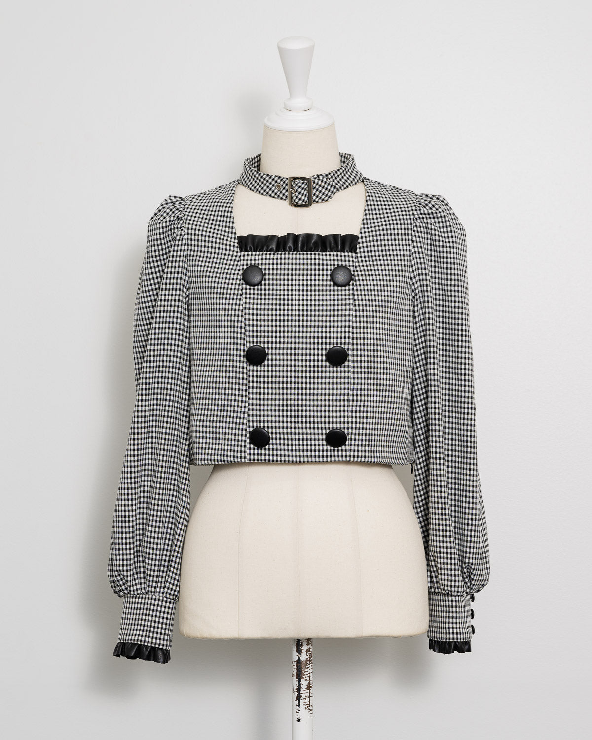 チョーカーベルトフリルトップス – pium