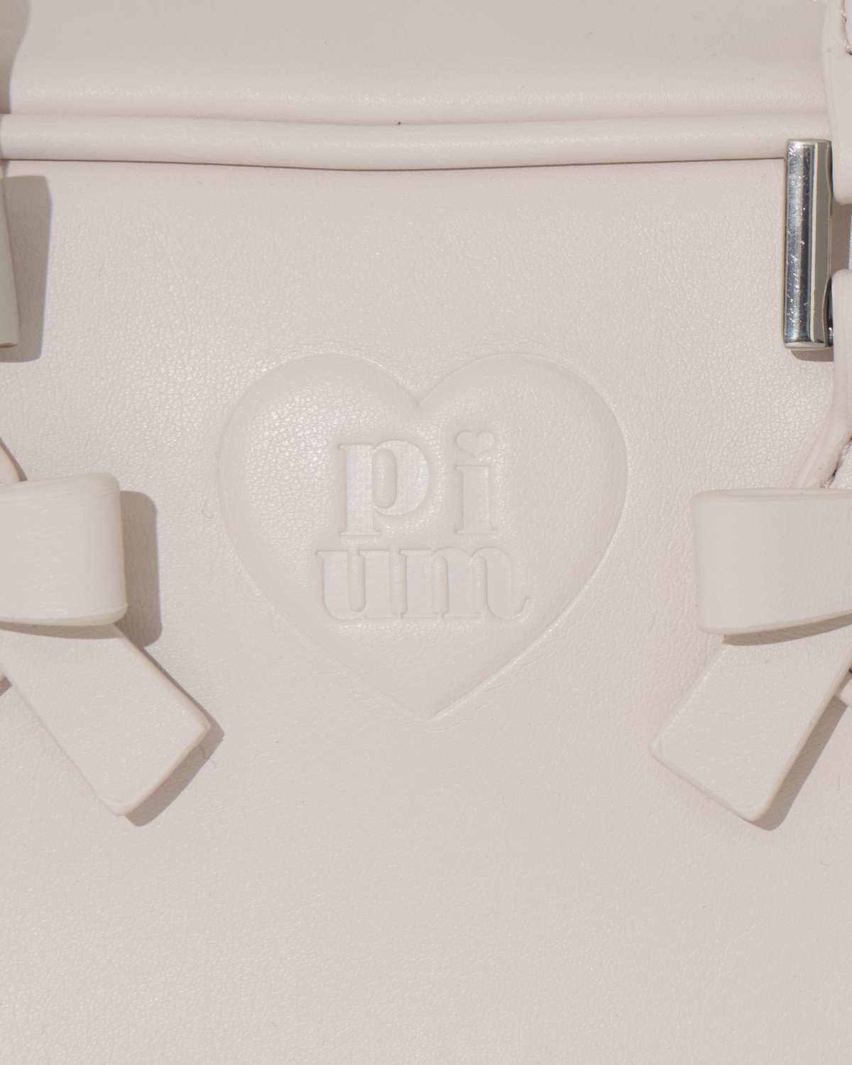 ハートポーチ付きミニリボンボストンバッグ – pium