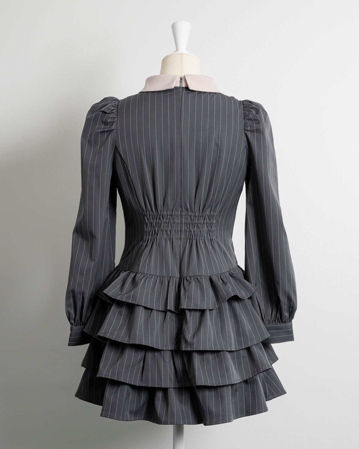 ヨーク切り替えティアードミニワンピース – pium