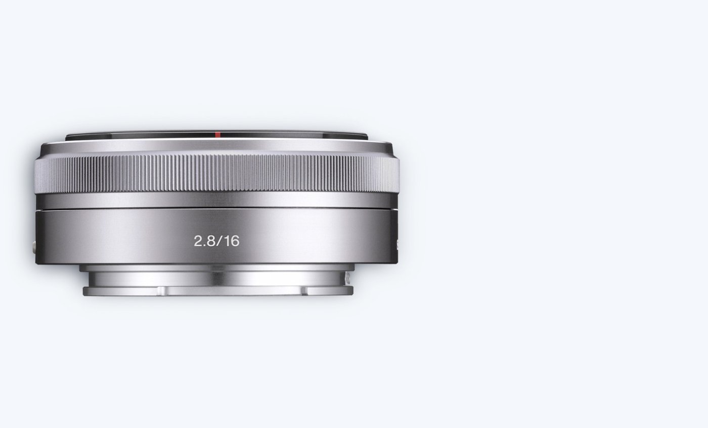 Buy Sony E 16 mm F2.8 Lens (SEL16F28, Silver) Online | Pixels Perfect