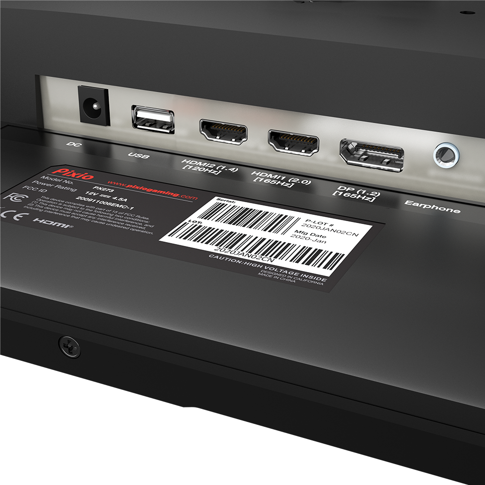 Pixio PX273 | 27 inch 1080p 165Hz VA Gaming Monitor