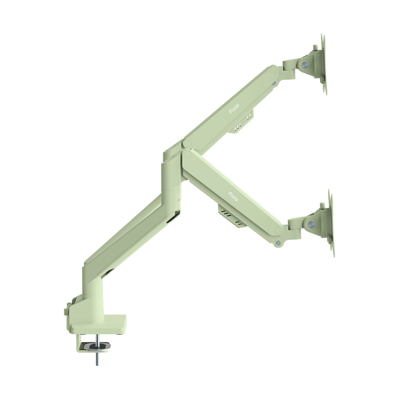 PSW1DMT モニターアーム デュアル / ミントグリーン | Pixio