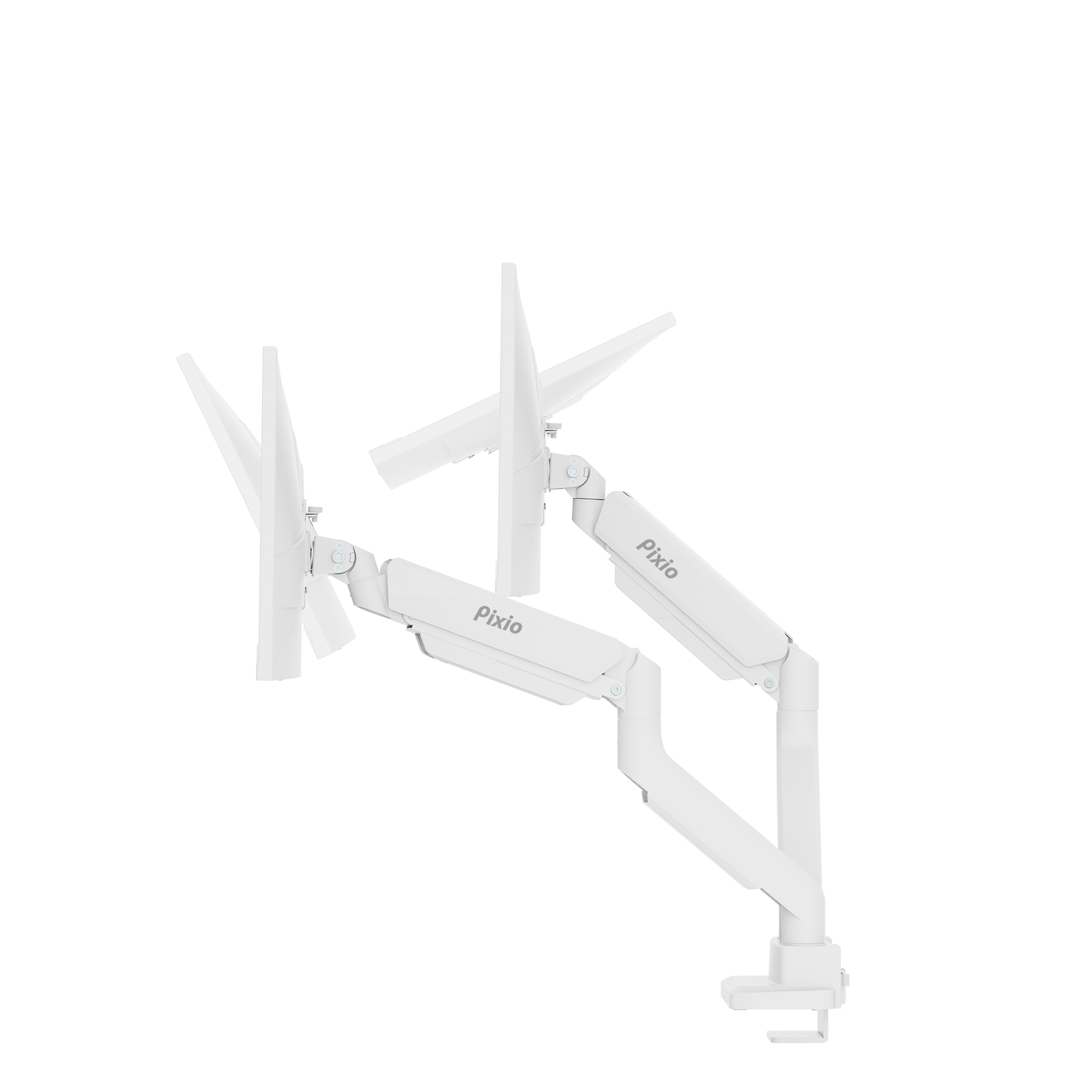 PS2SDW デュアルモニターアーム / ホワイト | Pixio