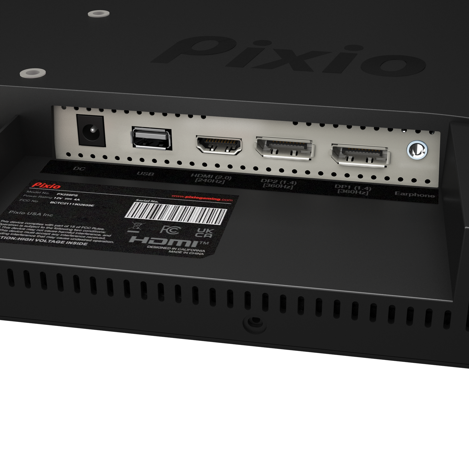 PX259PS | 24.5インチ 360Hz FHD IPSゲーミングモニター | Pixio