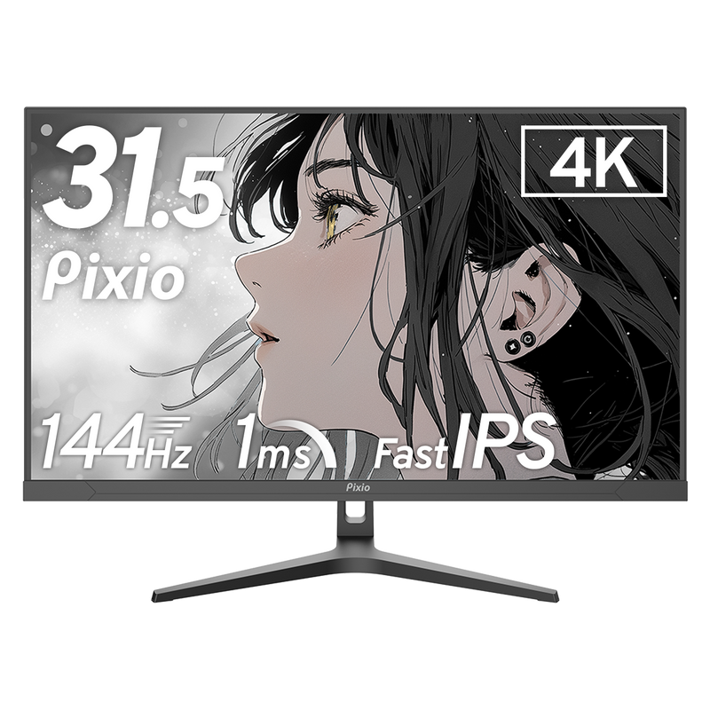 PX32UWAVEK / ブラック | 31.5インチ 144Hz 4K Fast IPSゲーミング