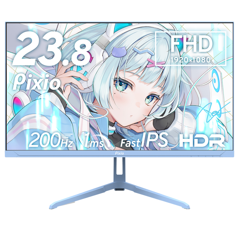 PX248WAVEB / パステルブルー | 23.8インチ 200Hz FHD FastIPS