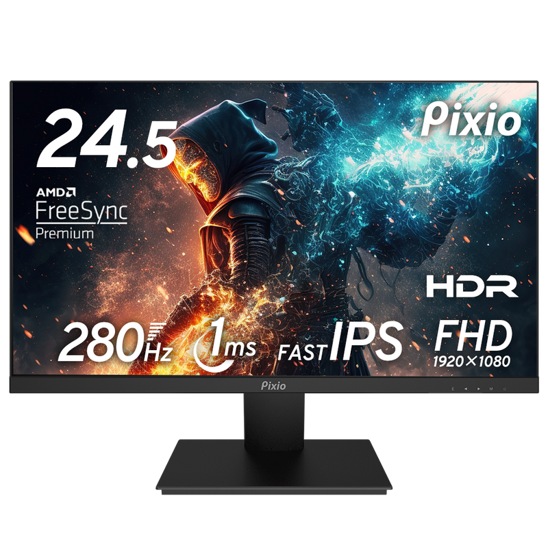 PX259P | 24.5インチ 280Hz FHD IPSゲーミングモニター | Pixio