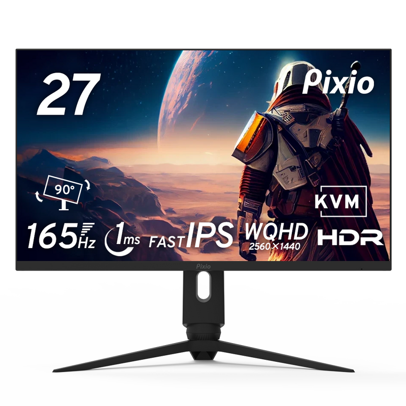 PX277PRO | 27インチ 165Hz WQHD Fast IPSゲーミングモニター | Pixio