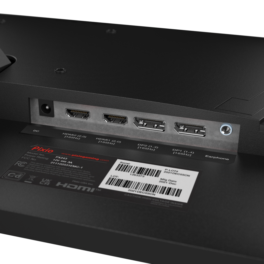 PX243 | 23.8インチ 165Hz FHD VAゲーミングモニター | Pixio