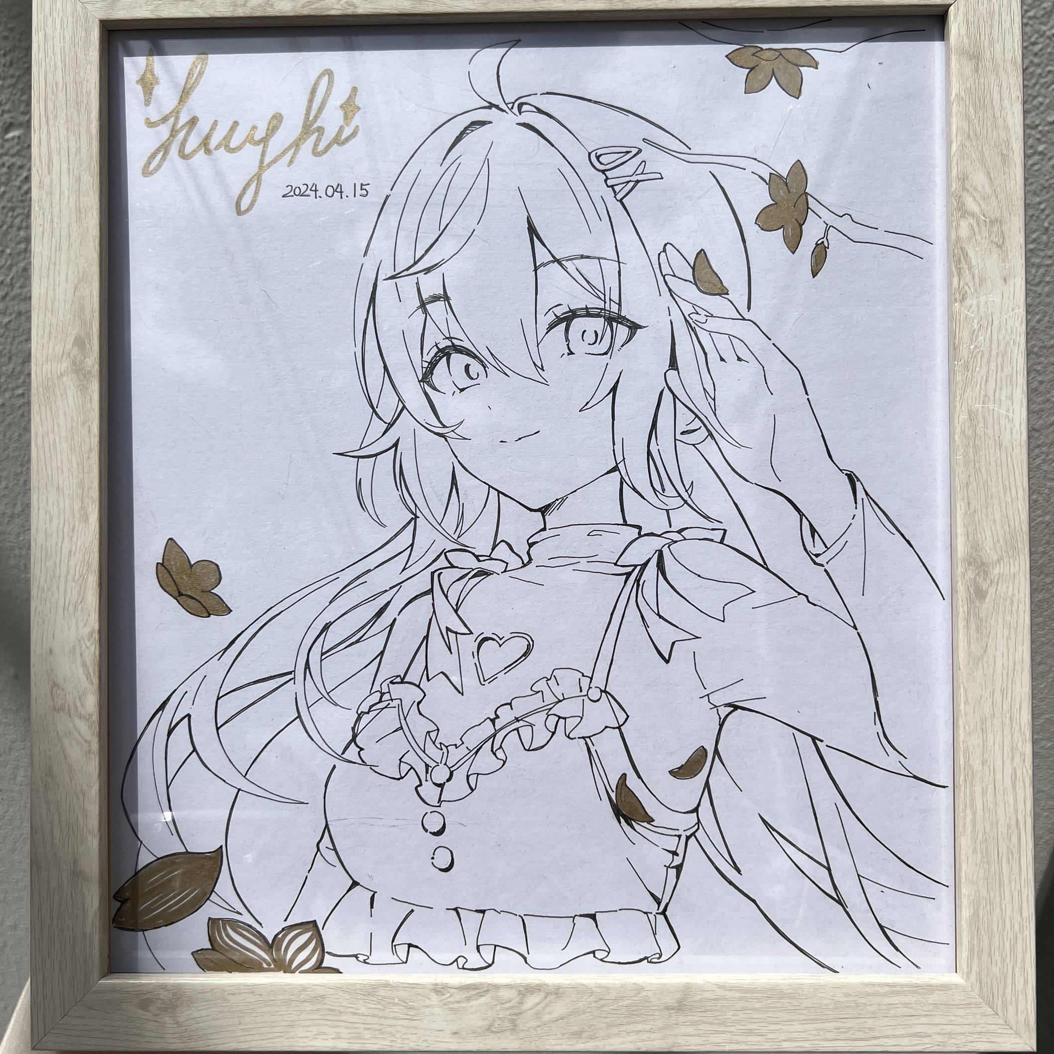 1点限定】直筆イラスト色紙A | pixiv WAEN GALLERY