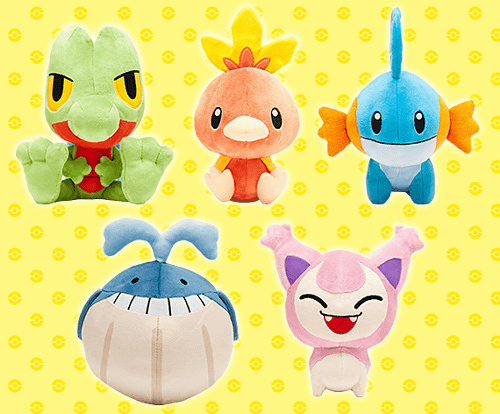 スーパーひみつきち」の「ポケモンドール」のぬいぐるみが発売予定