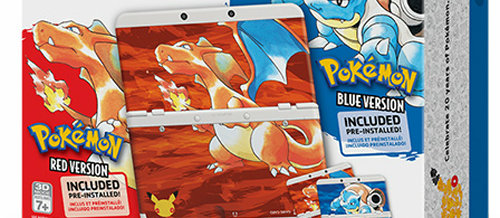 ポケモン20周年記念のNew ニンテンドー3DSが北米で登場。赤、青の