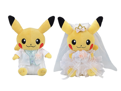 ポケモン ピカチュウ もこもこウエディングセット ペアピカチュウ
