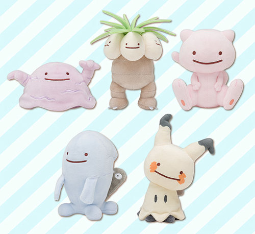 へんしん！メタモンのポケモングッズに、ベトベトンやナッシー、ミュウ