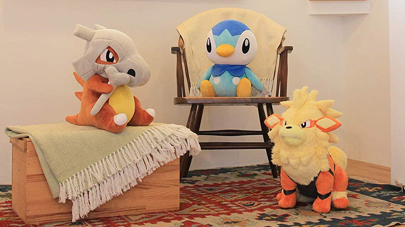 ポケモン BigMore ぬいぐるみ、ポッチャマやウインディ、カラカラ登場
