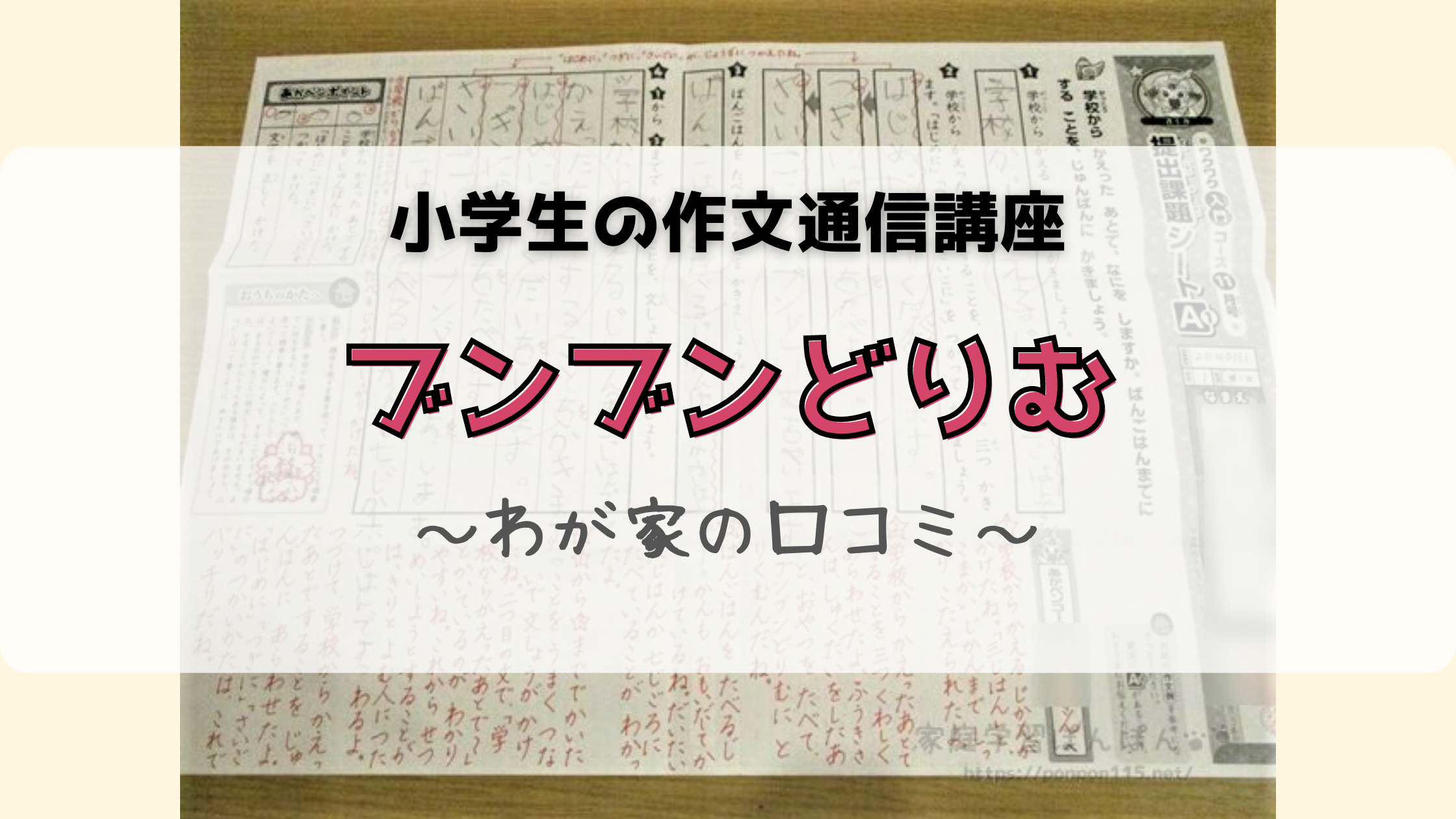 ブンブンどりむを口コミ＆レビュー！1年生の教材内容や効果はある？