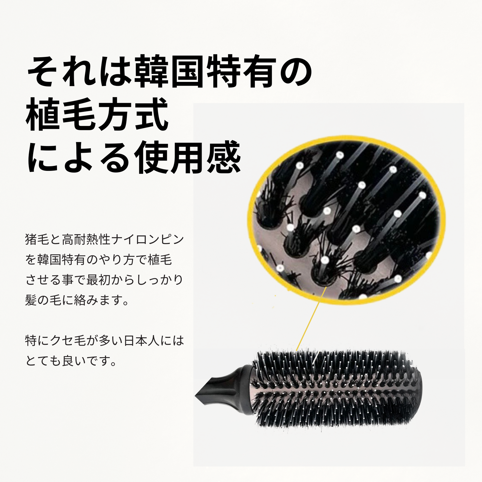 ブラックタンロールブラシ – POCKE