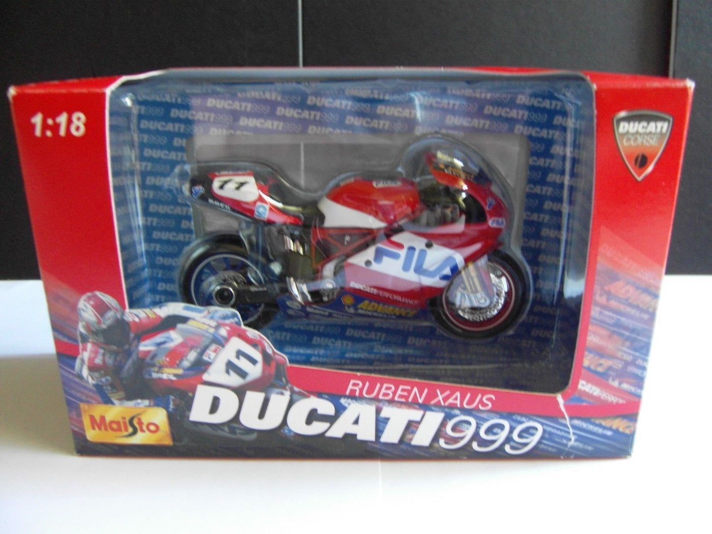 Ducati 999 1:18 Ruben Xaus 3台セット Ducati 999 1:18 Ruben Xaus 3